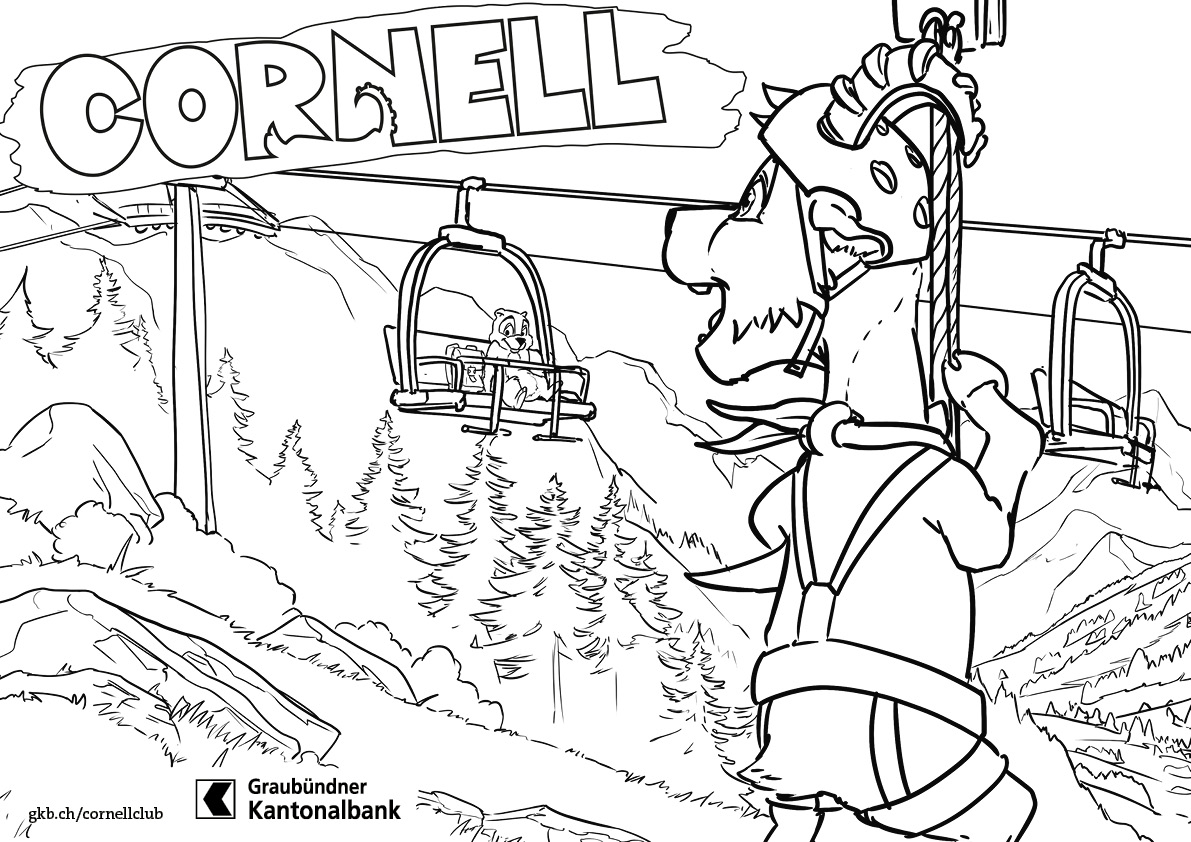 Cornell und Munggii auf der Zipline