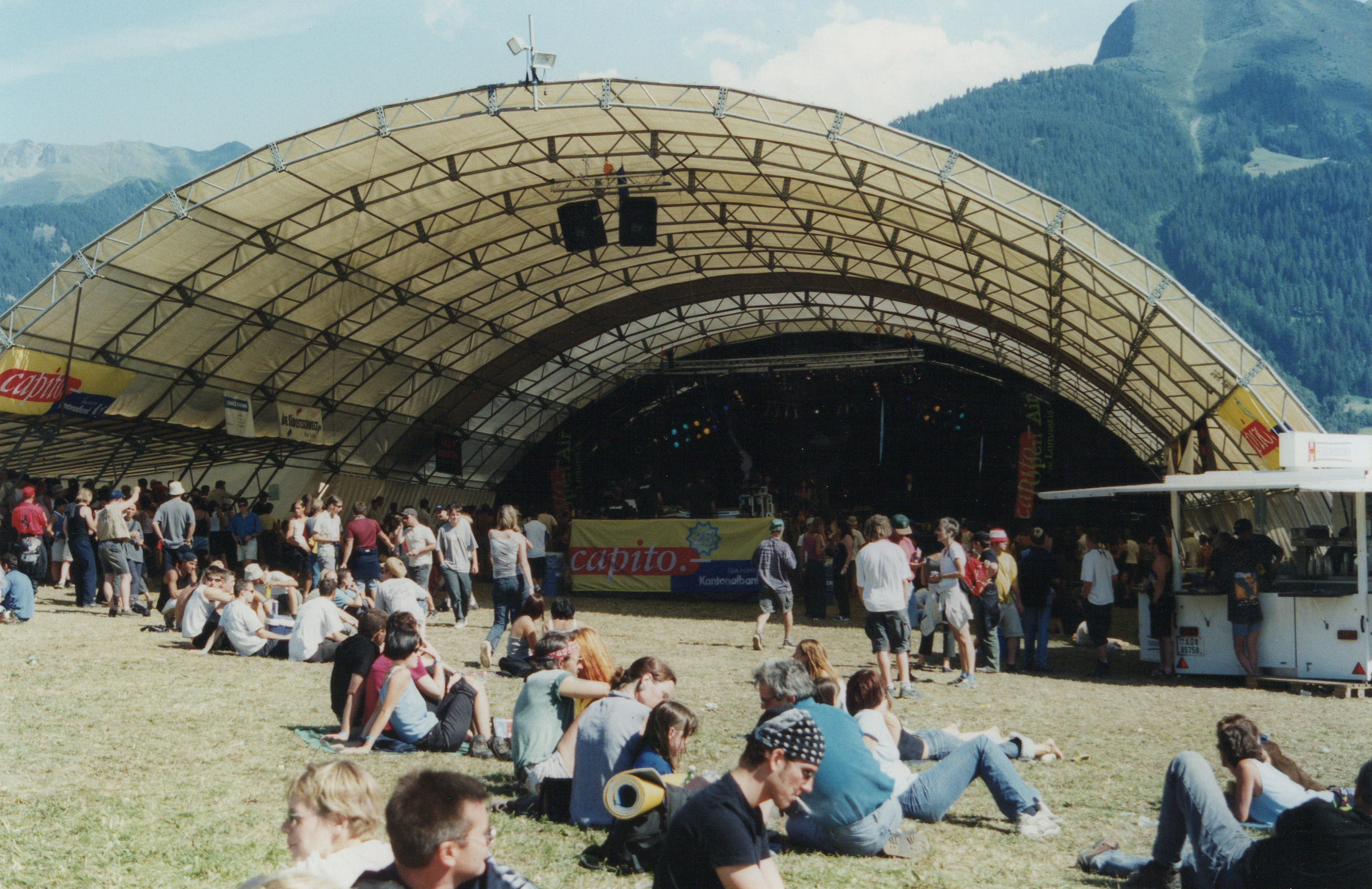 Gotthard, Candy Dulfer, Jazzkantine und Sina waren 1987 am Open Air Val Lumnezia