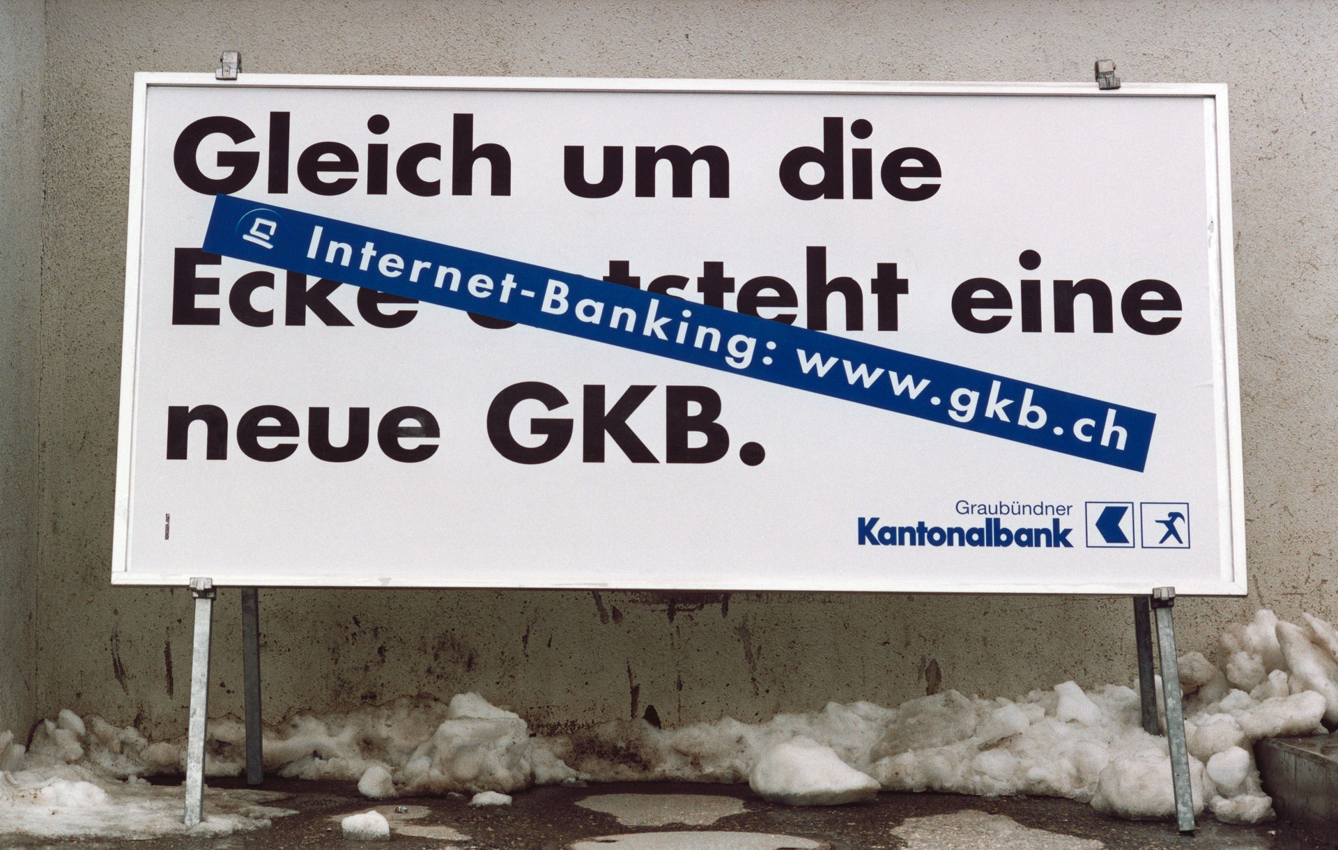 Sorgten für Aufsehen, die Plakatkampagne der GKB 1999