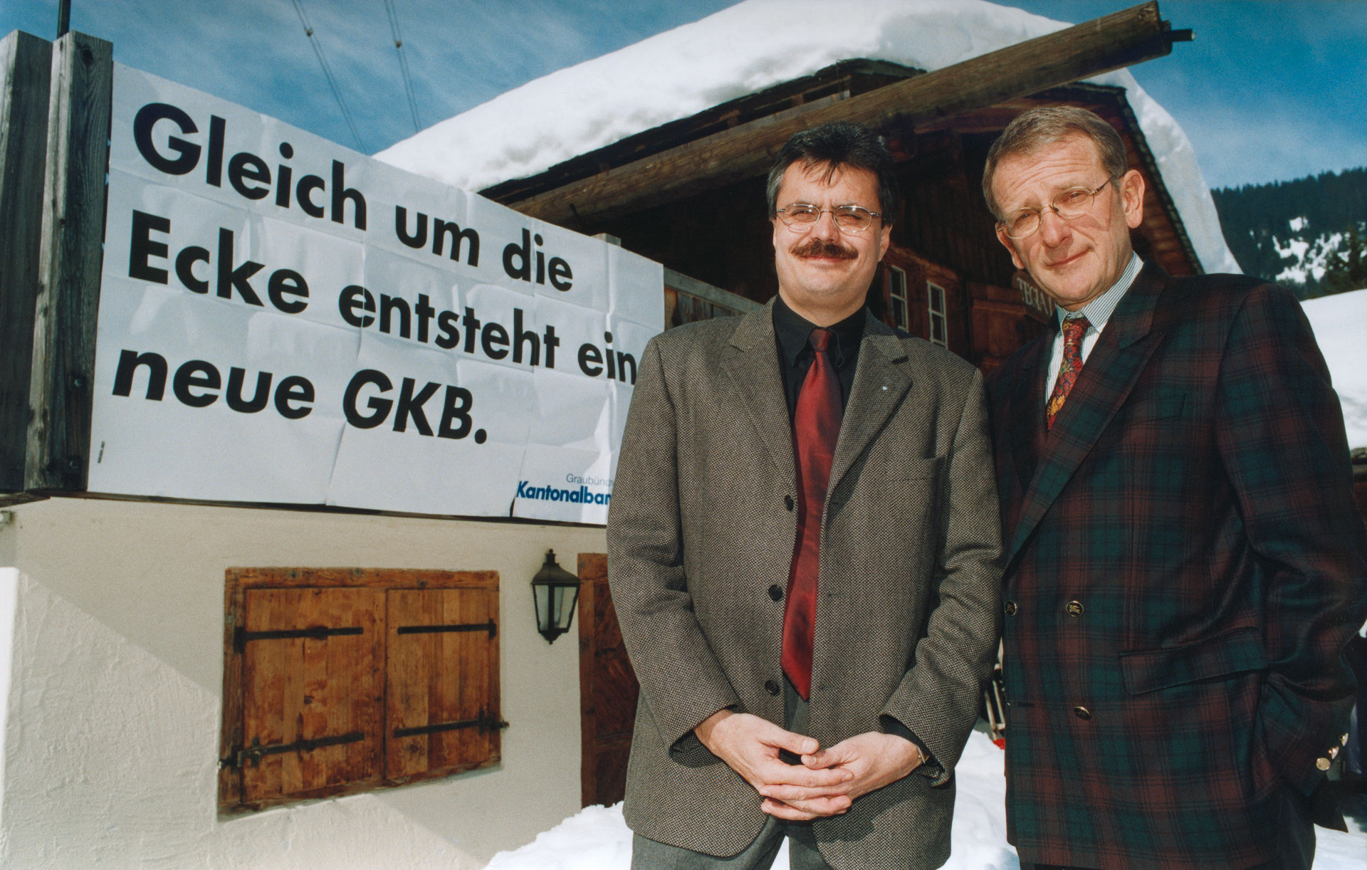 Bank um die Ecke, Ulrich Immler und Alois Vinzens