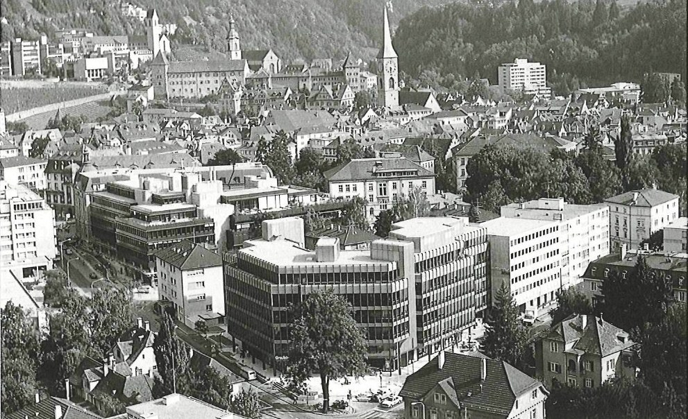 1981: neues Verwaltungsgebäude der GKB.