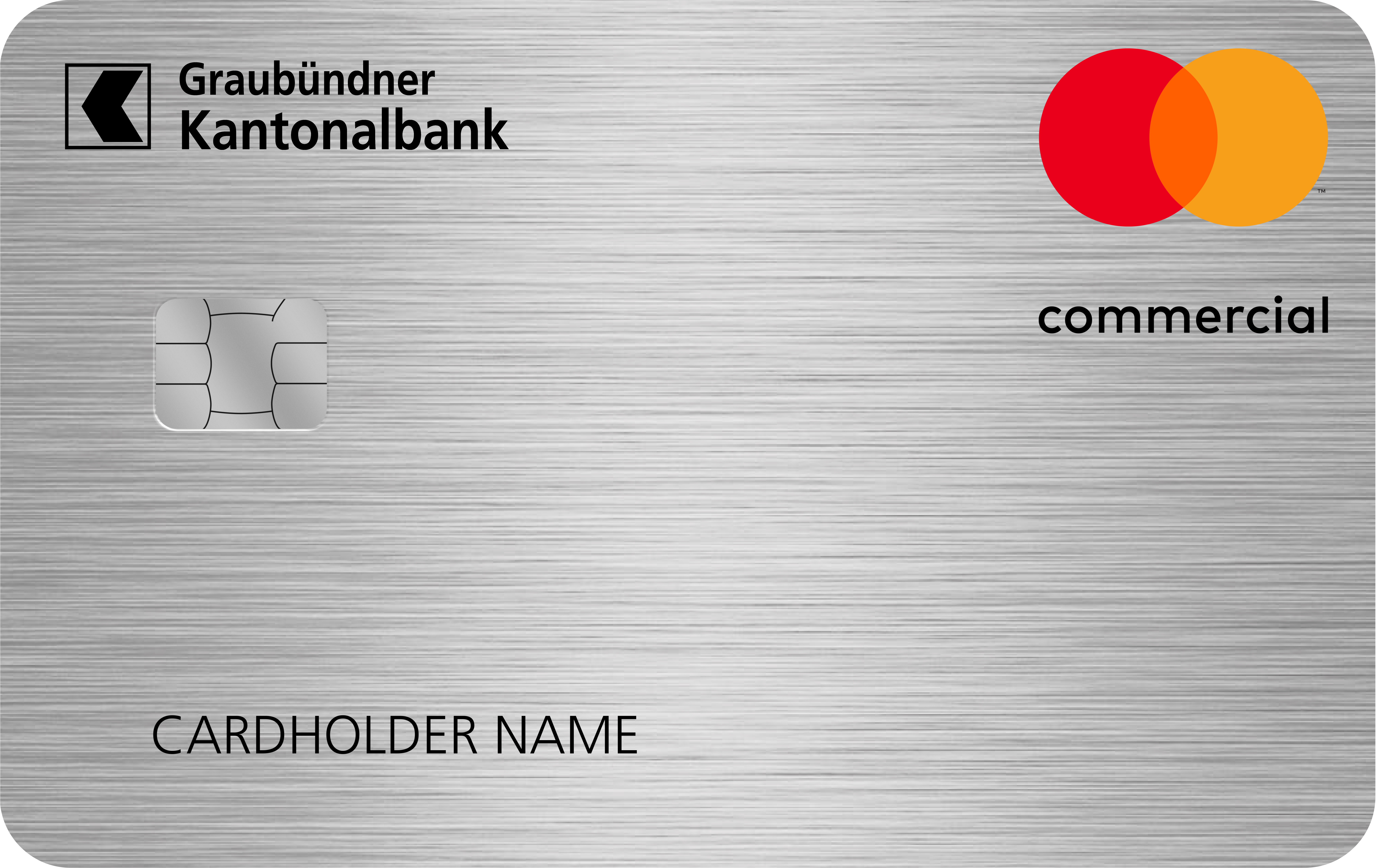 Commercial Card Silber