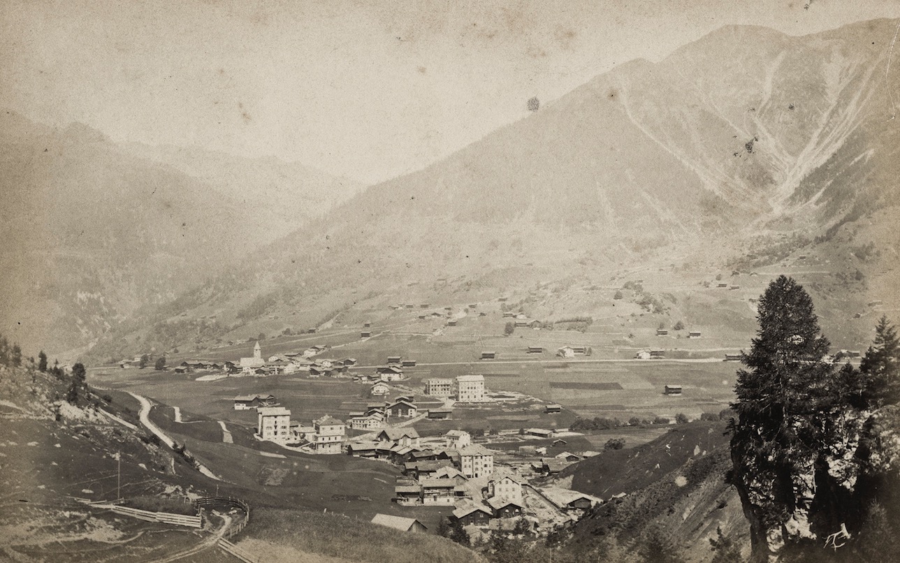 Aufnahme Klosters um 1880 (Bildquelle: Fotoarchiv Graubünden)